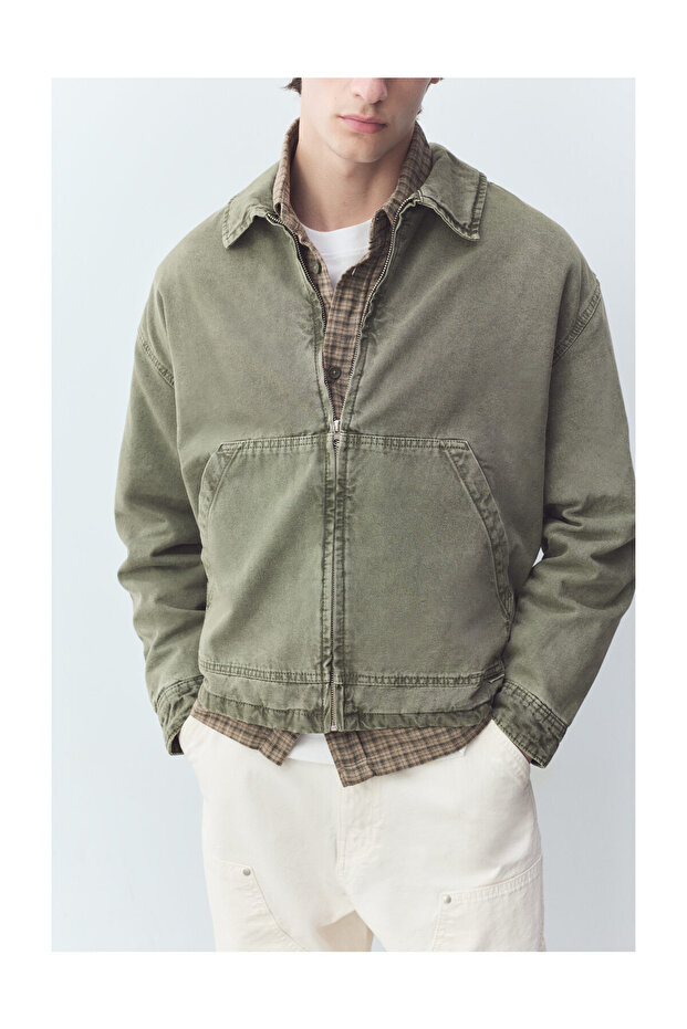 Man Short Denim Jacket - 3