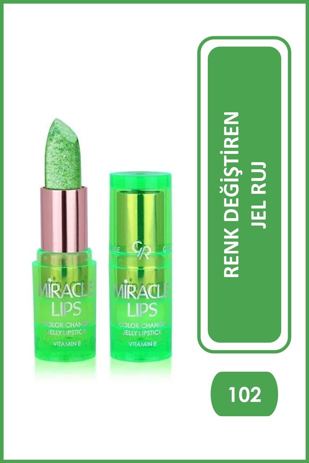 GR Miracle Lips Color Change Jelly Lipstick No:102 Bright Pink