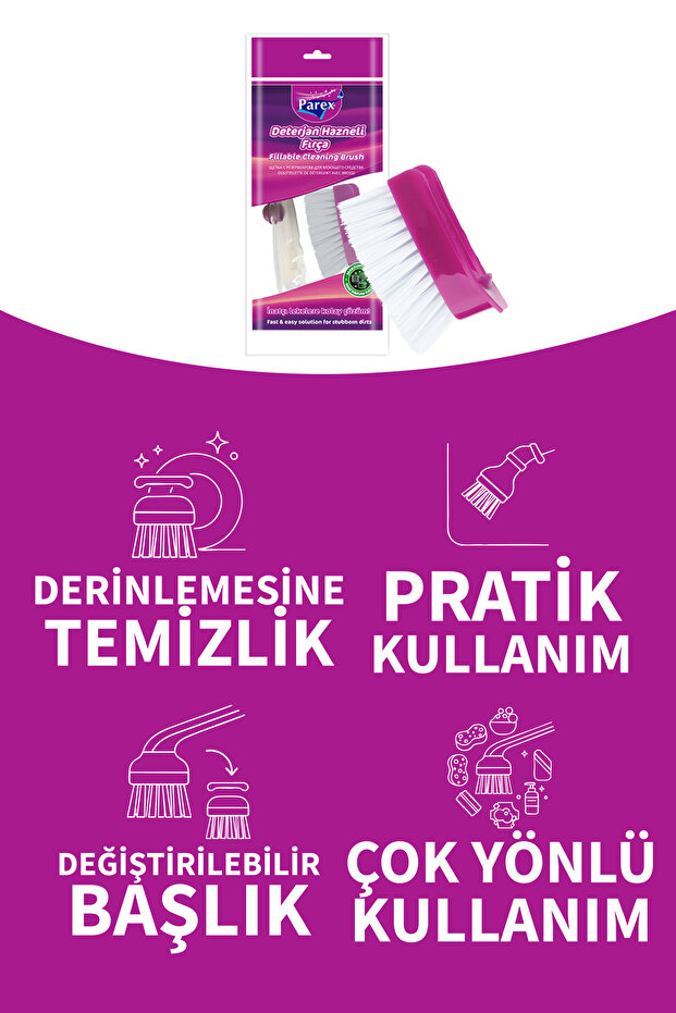 Deterjan Hazneli Fırça - 3