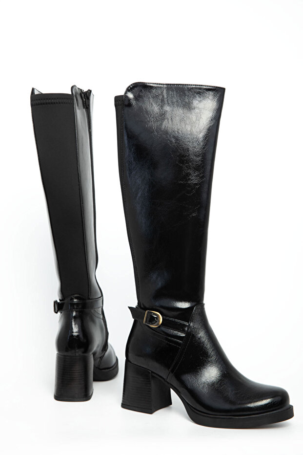 Schwarze Damenstiefel 21063 - 2