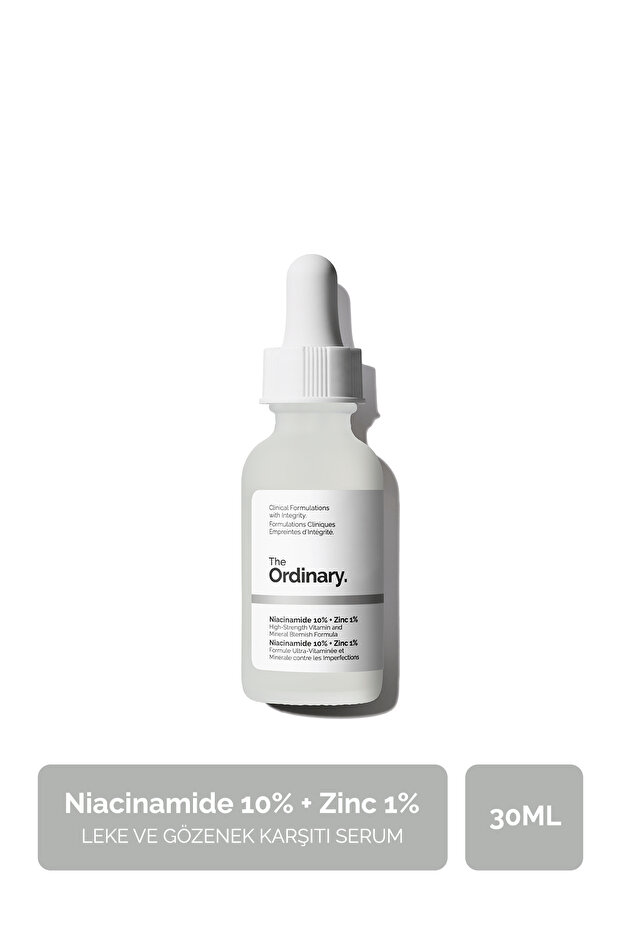 The Ordinary Niacinamide 10% + Zinc 1% - Leke ve Gözenek Görünümü Karşıtı Serum 30ml