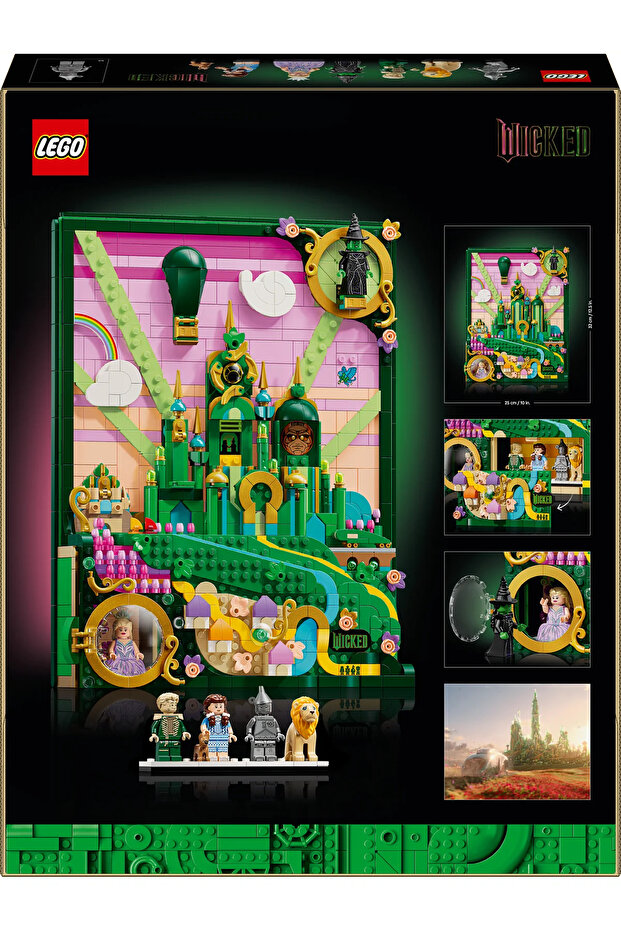 ® Wicked Emerald City Duvar Tablosu 75685 - Yetişkinler için Dekoratif Model Yapım Seti (1518P) - 5