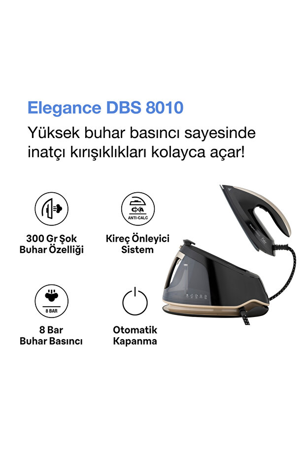 Elegance DBS 8010 Buhar Jeneratörlü Ütü - 2