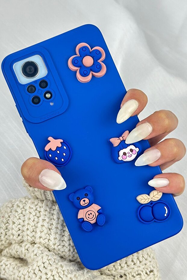 Redmi Note 11 Pro and Note 12 Pro | 4g | Compatible Teddy Bear Pattern Cute Silicone Launch Toy Bear Case