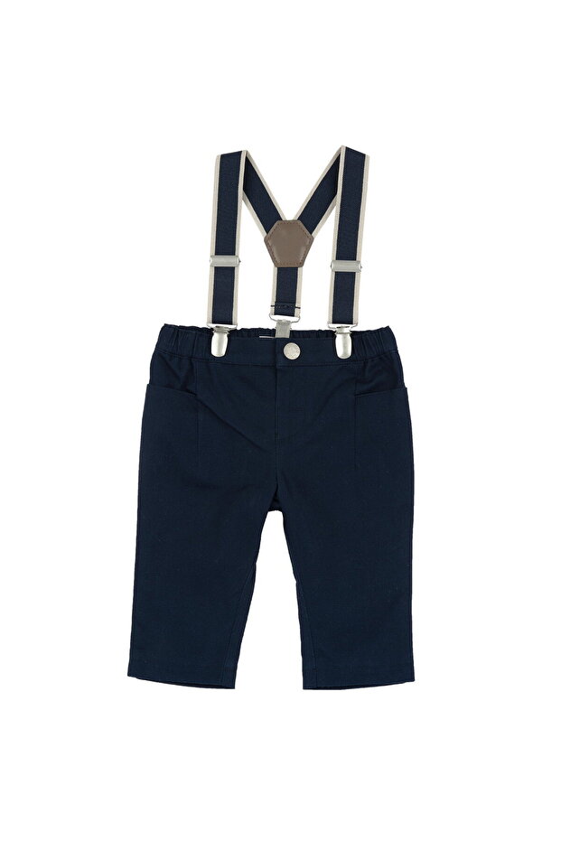 Askılı Uzun Pantolon - 1