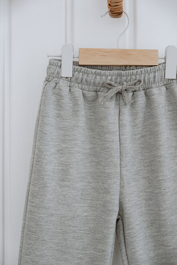 İçi Tüylü Jogger Pantolon- Eşofman Altı Kız Erkek - 7