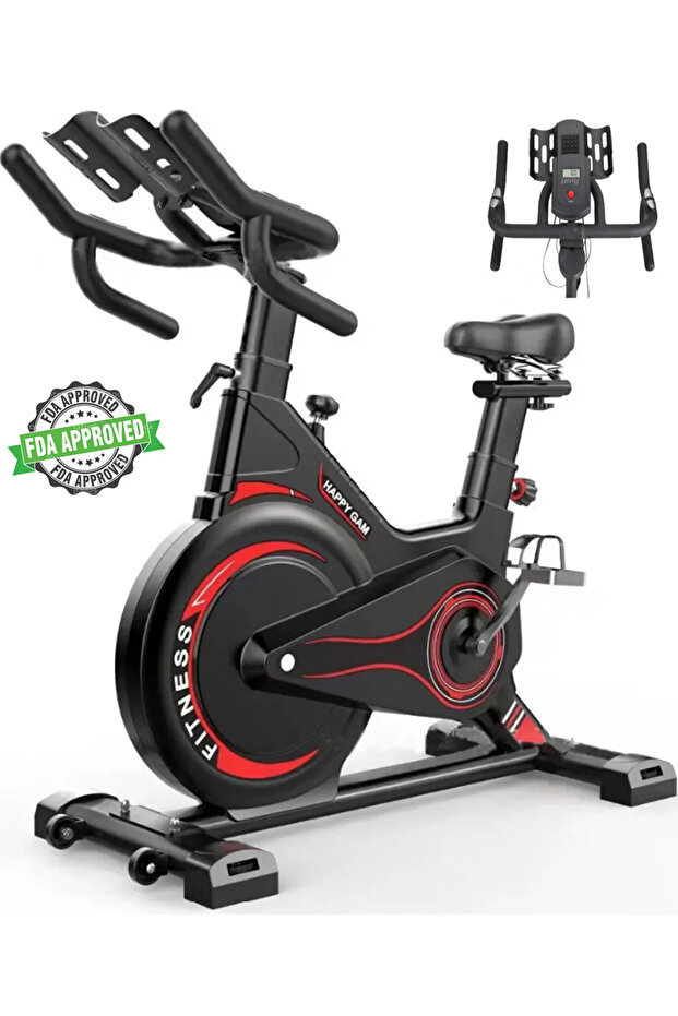 Raiden PB-02 Manyetik Kondisyon Bisikleti Spor Koşu Egzersiz Bisikleti Spin Bike Dikey Ev Bisikleti