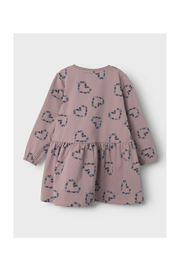 NMFOLUKRIA LS SWEAT-KLEID BRU - 1