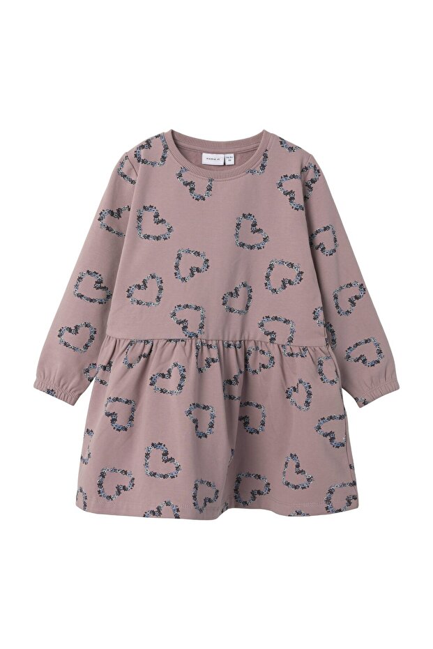 NMFOLUKRIA LS SWEAT-KLEID BRU - 4