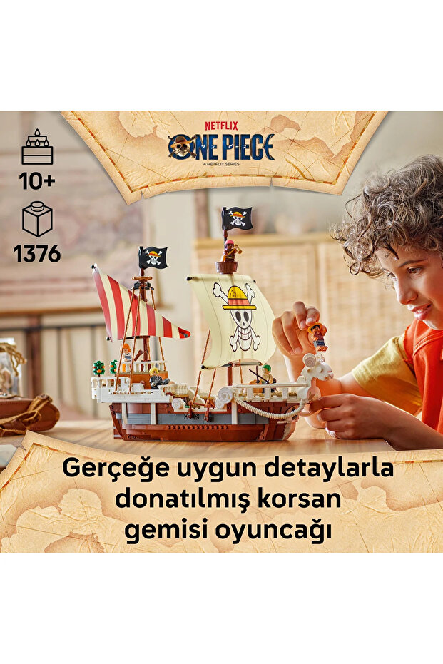 ® ONE PIECE Going Merry Korsan Gemisi 75639 – 10+ Yaş için Anime Oyuncak Yapım Seti (1376 Parça) - 5