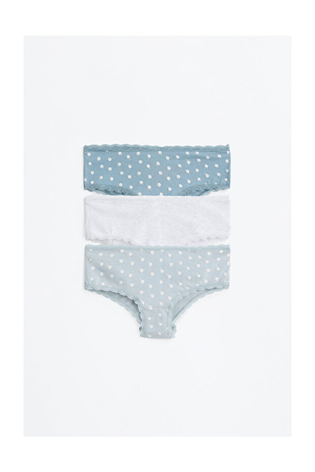 Zestaw 3 par majtek damskich typu hipster - 6