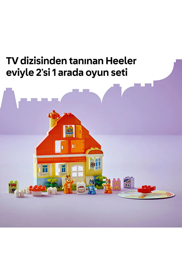 ® DUPLO® Bluey: Bluey Ailesinin Evi ve Hafıza Oyunu 10459 - 3+ Eğitici Oyuncak Yapım Seti (83P) - 8