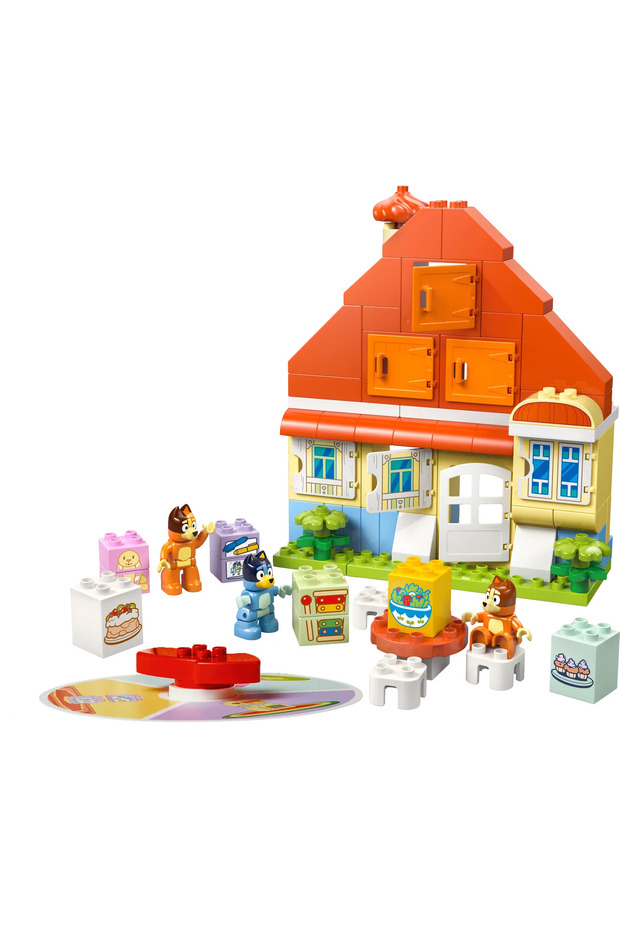 ® DUPLO® Bluey: Bluey Ailesinin Evi ve Hafıza Oyunu 10459 - 3+ Eğitici Oyuncak Yapım Seti (83P) - 3