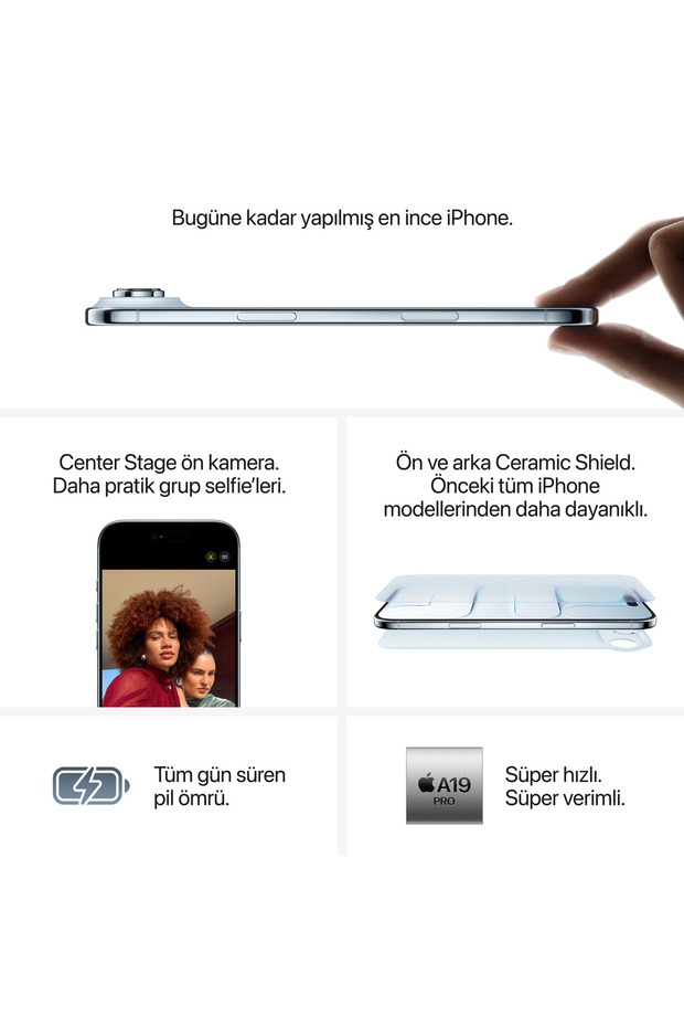 iPhone Air 1TB Uzay Siyahı - 5