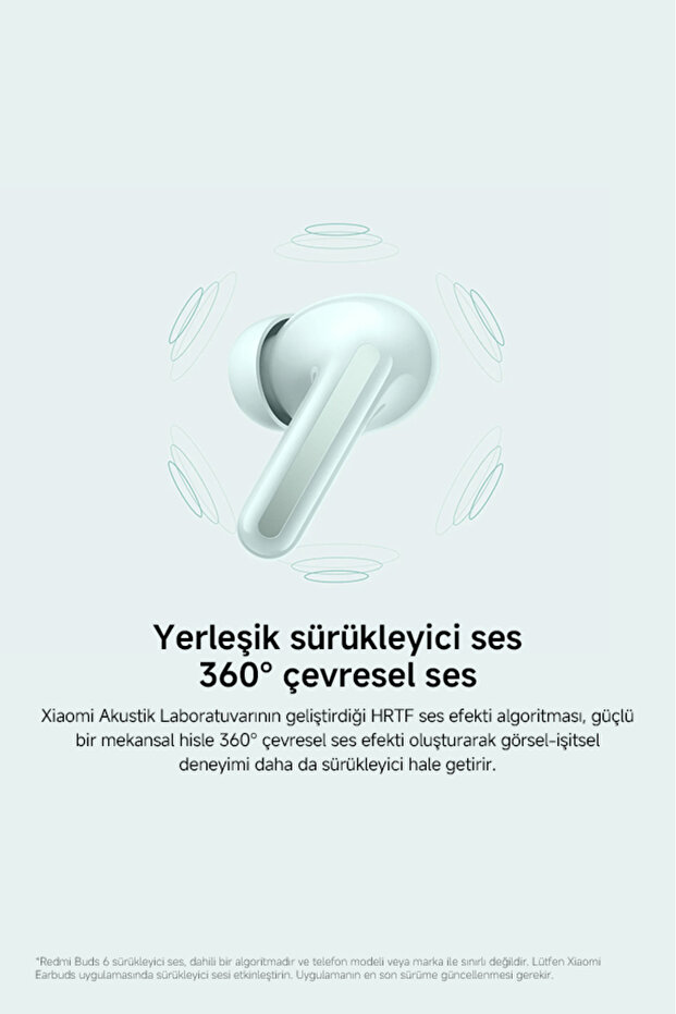 Redmi Buds 6 - Siyah Kulakiçi Kulaklık TWS (Xiaomi Türkiye Garantili) - 8