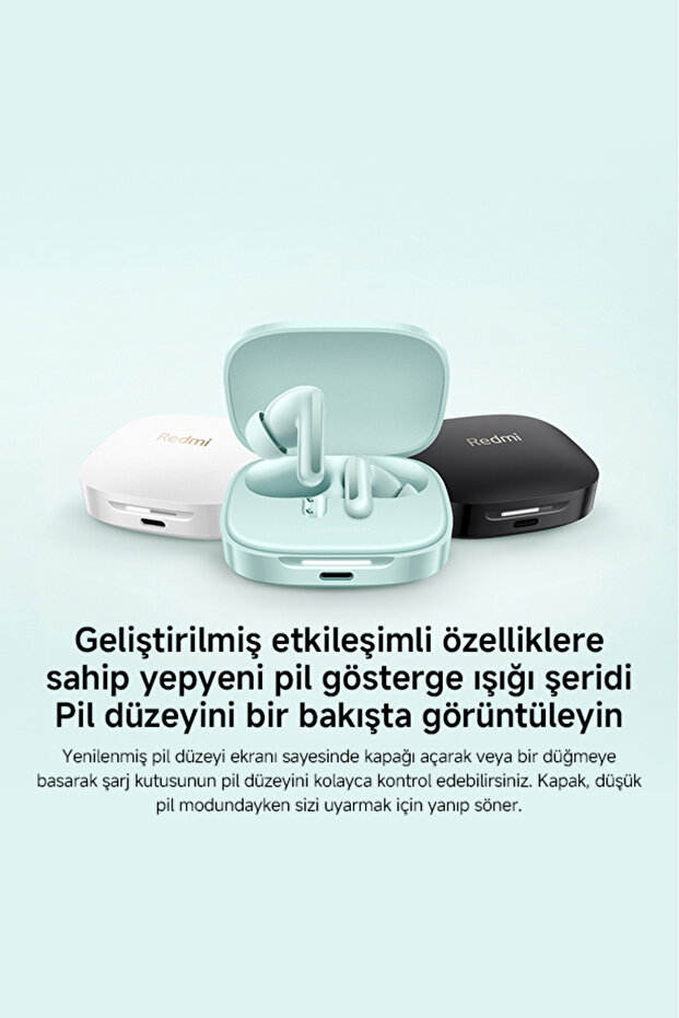 Redmi Buds 6 - Siyah Kulakiçi Kulaklık TWS (Xiaomi Türkiye Garantili) - 14