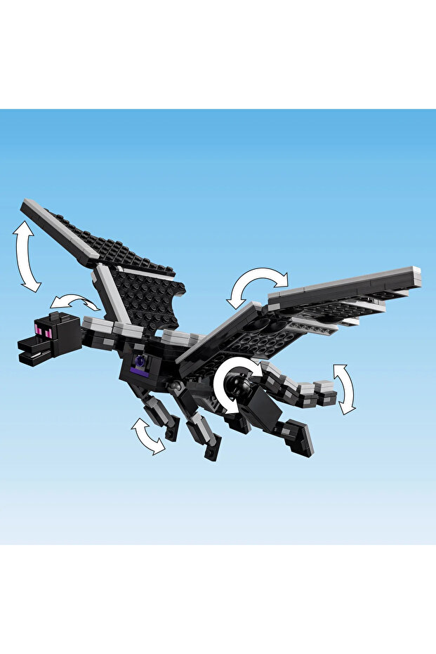 ® Minecraft® Ender Ejderhası ve End Gemisi 21264 - 8+ Yaratıcı Oyuncak Yapım Seti (657Parça) - 7