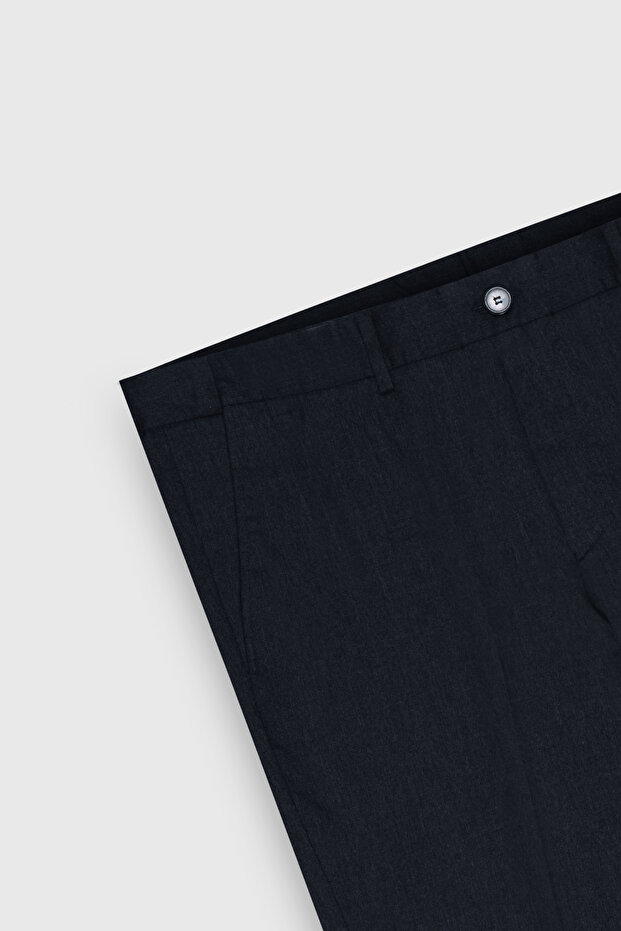 Altınyıldız Classics Lastikli Bel Slim Fit Lacivert Erkek Pantolon ACE012510153_PANTOLON KLASIK YAN - 9