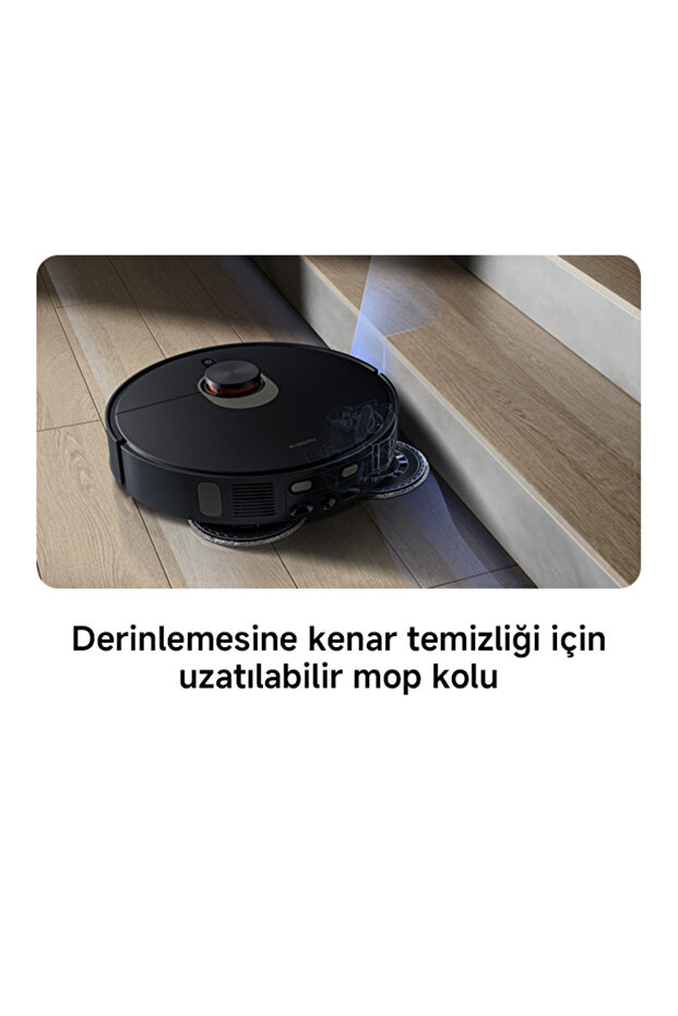 Robot Vacuum X20 Max Akıllı Robot Süpürge ve Mop - 8000Pa Siyah(Xiaomi Türkiye Garantili) - 7