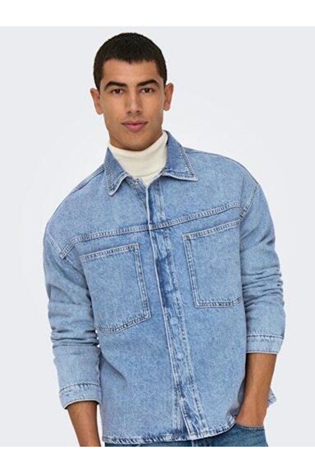 جاكيت - أزرق - مقاس عادي - 5