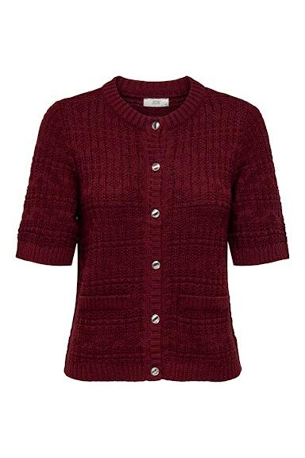 Jdytikka s/s o-neck cardigan knt