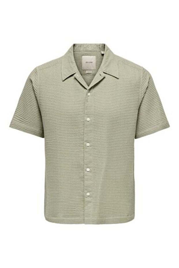 Onssavier waffle ss shirt 0326