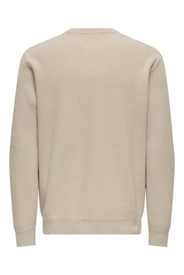 بلوفر رجالي محبوك مسطح - 3