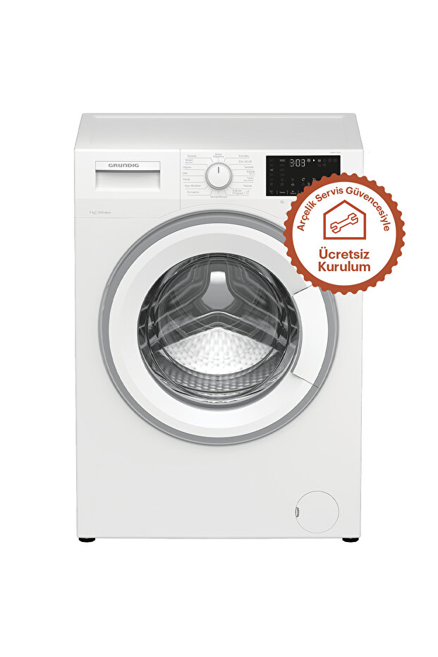 GWM 91014 9 KG 1000 Devir Çamaşır Makinesi - 1