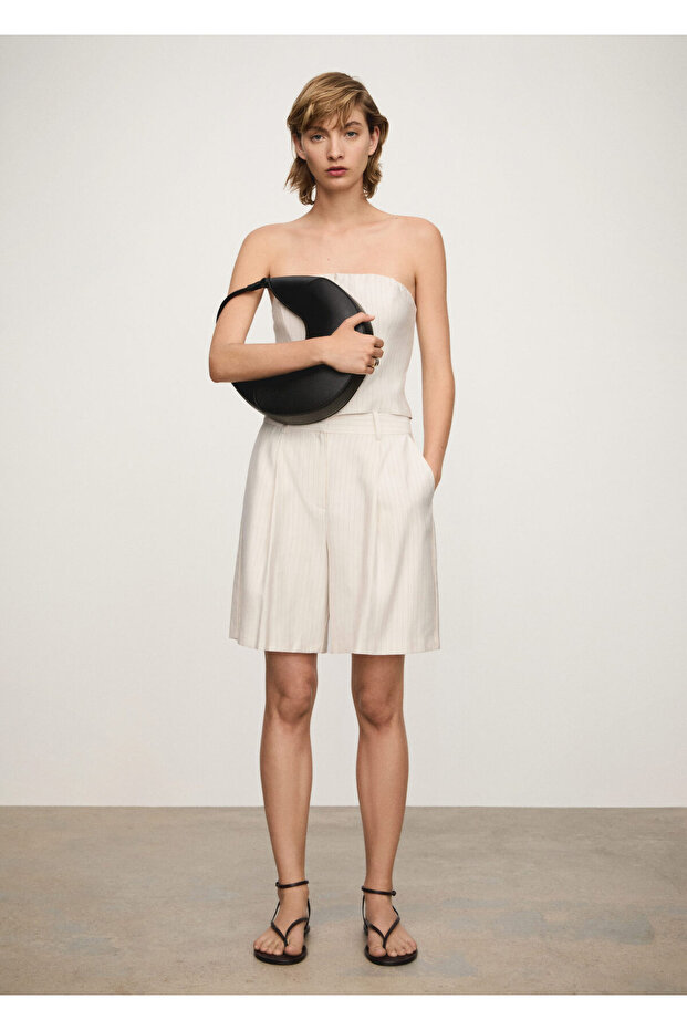 Natürel Kadın Şort & Bermuda 77063264 - 7