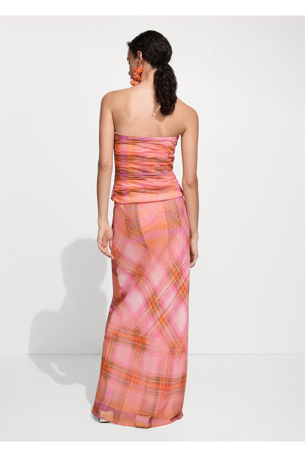 Desenli uzun etek - 8