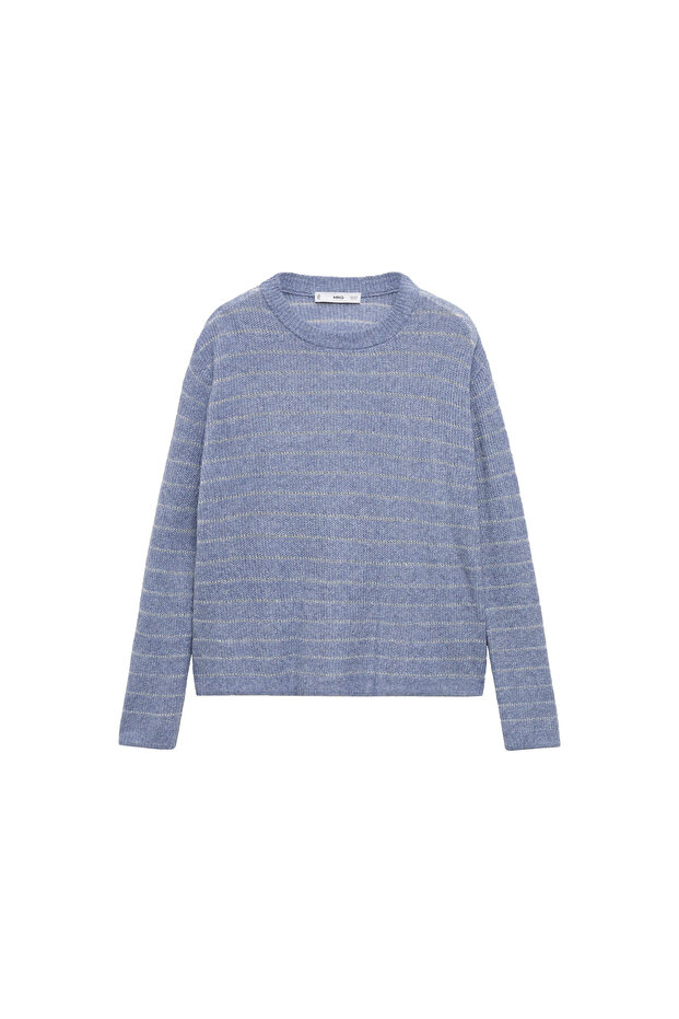 Blauer Mädchenpullover 77076749 - 2