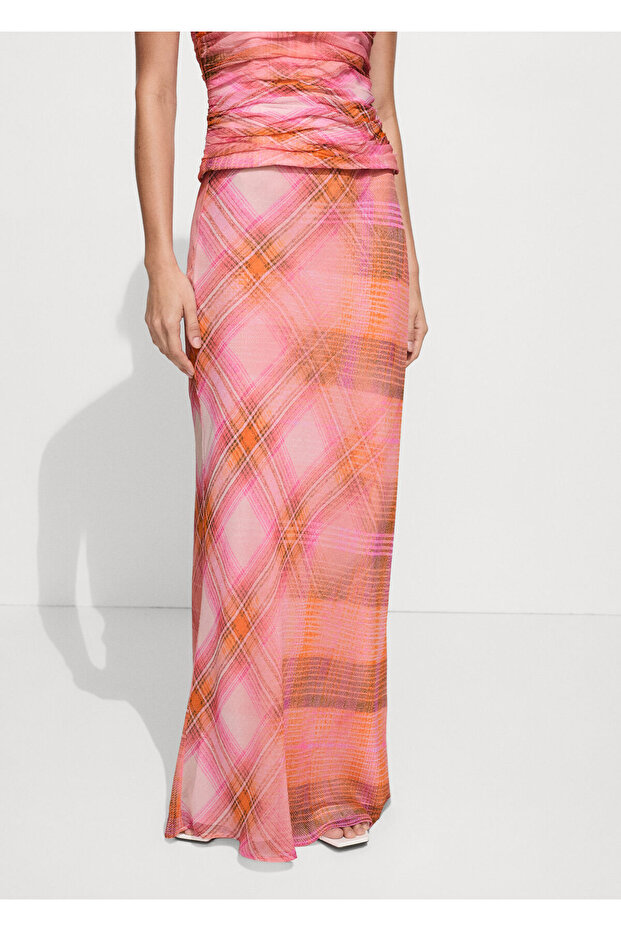 Desenli uzun etek - 10