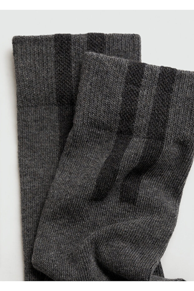 Gray Men's Socks 77033290 - 5