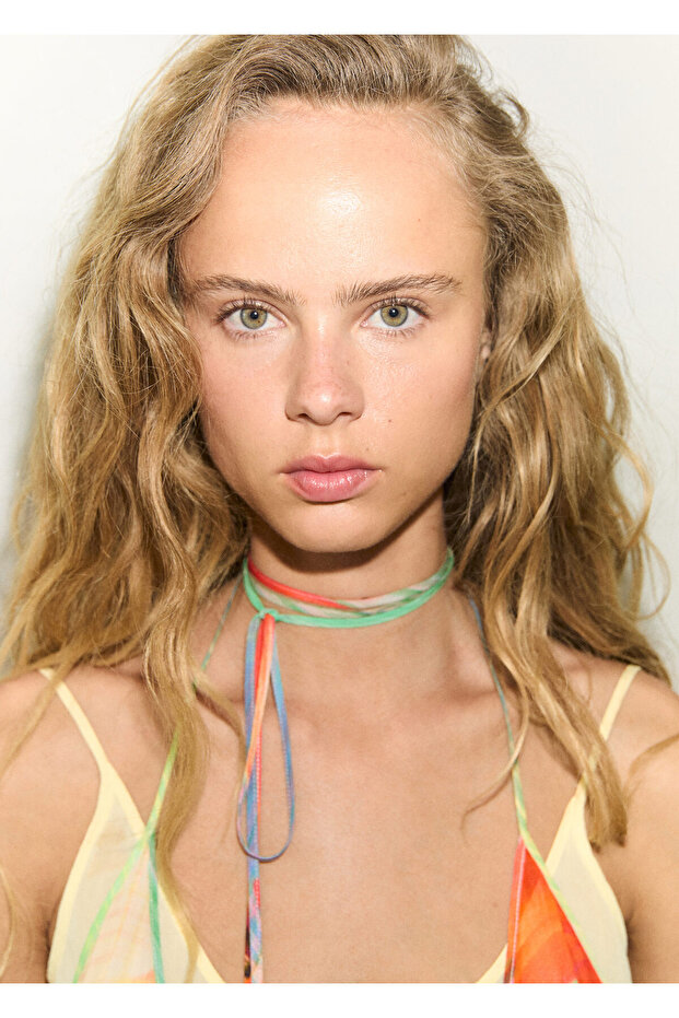 Pastel Sari Kadın  Elbise 77050627 - 4