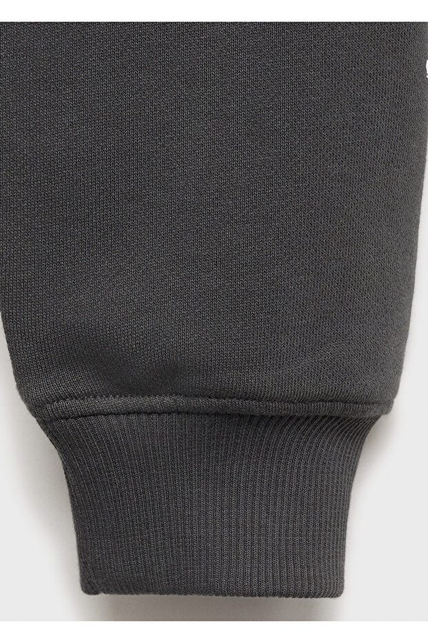 Anthrazitfarbenes Mädchen-Sweatshirt 77042935 - 3