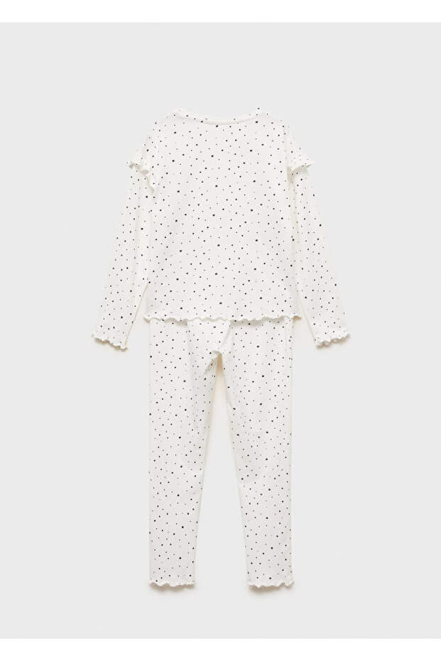 Off-White pidžama za devojčice 77094452 - 5