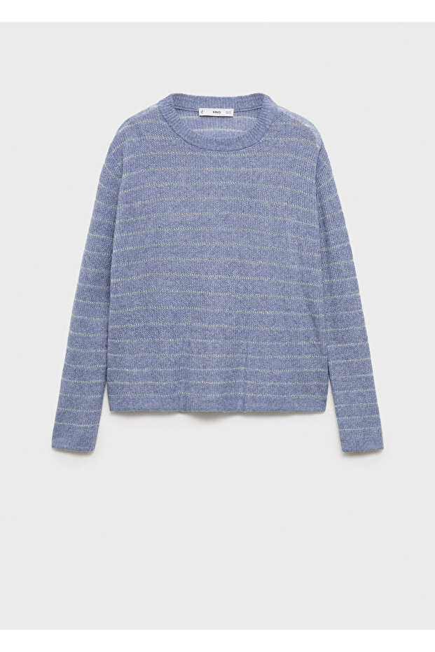 Blauer Mädchenpullover 77076749 - 1