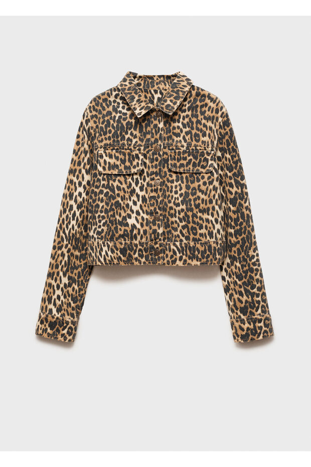 Leopar Desenli Ceket 77096752 - 1