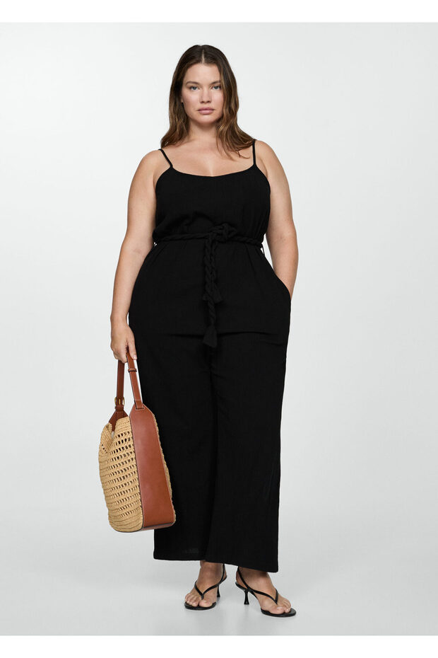 Askılı bağcıklı tulum - 5