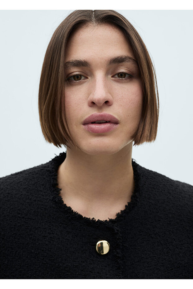 Siyah Kadın Ceket 77974067 - 7