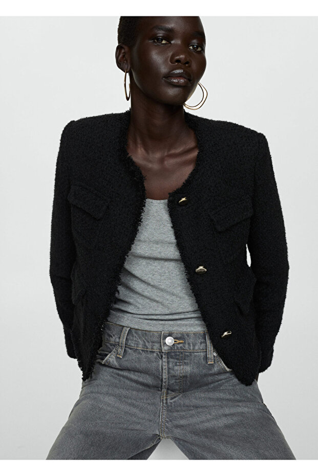 Siyah Kadın Ceket 77974067 - 1