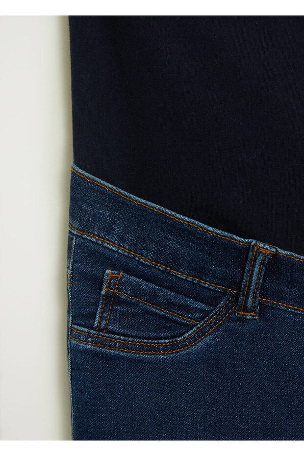 Koyu Denim Pantolon - 4