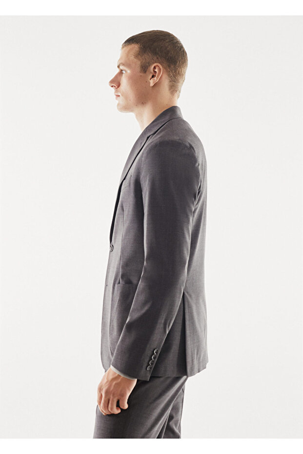 Gray Men's Blazer Jacket47084381 - 4