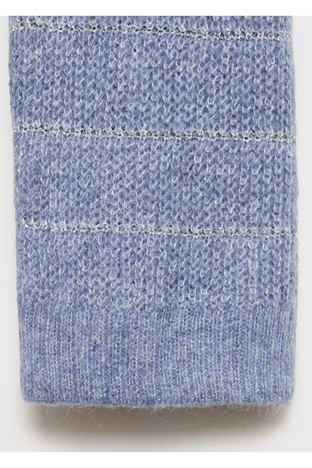 Blauer Mädchenpullover 77076749 - 3