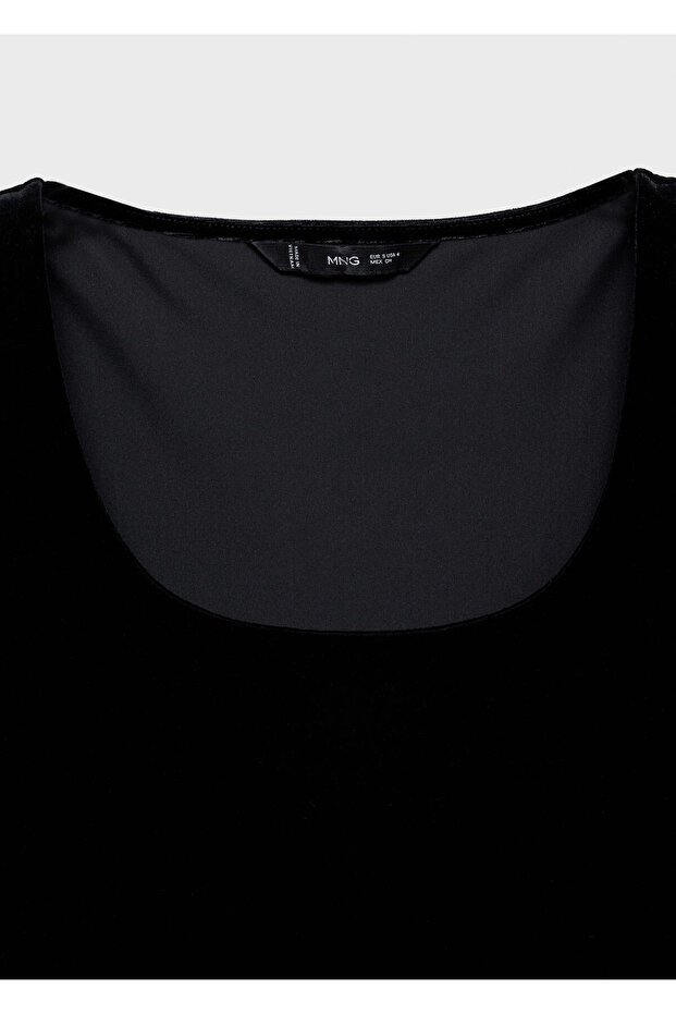 Siyah Kadın Elbise 77059063 - 6