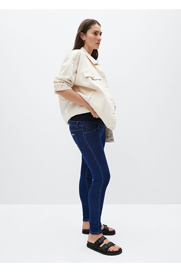 Koyu Denim Pantolon - 6