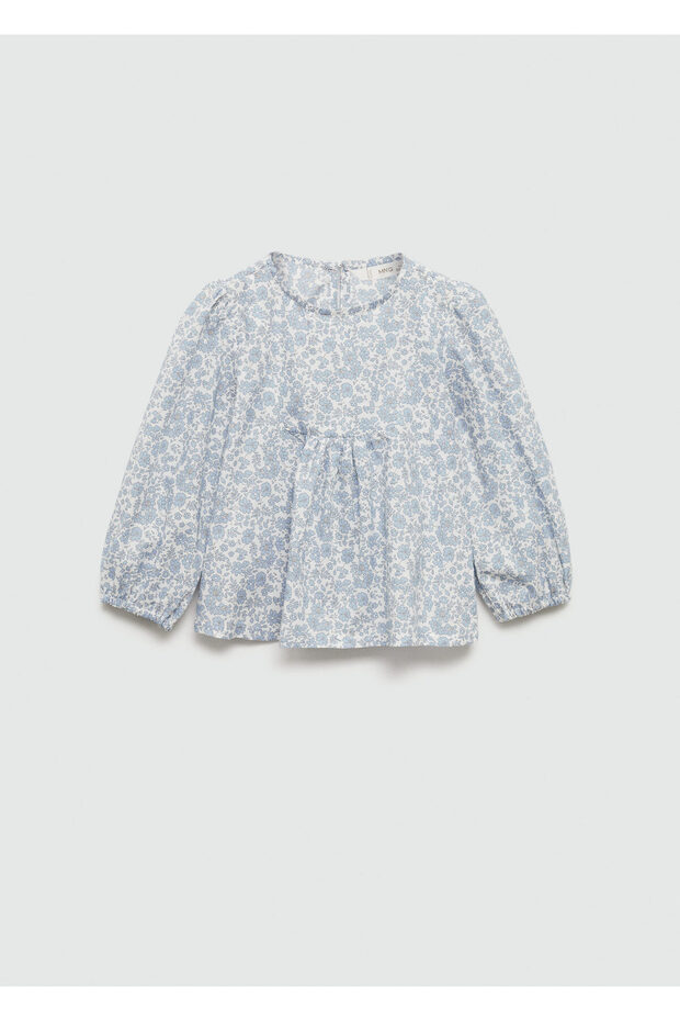 Bela bluza za devojčice 77043290 - 1