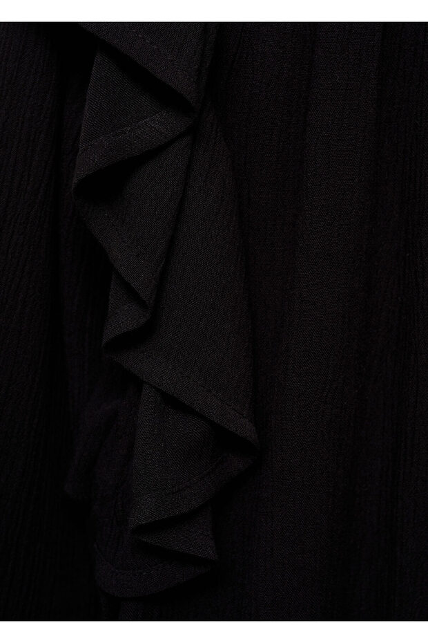 Schwarze Mädchenbluse 77094049 - 4