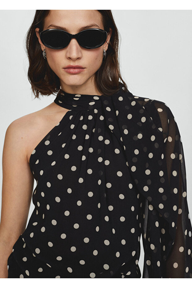 Asimetrik puantiyeli bluz - 3