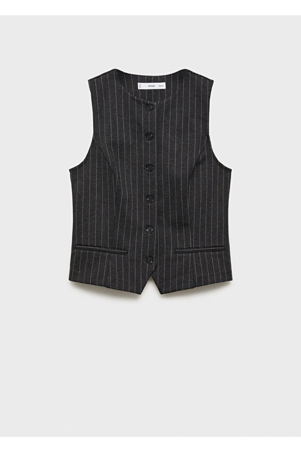 Graue Damenweste 77984021 - 1